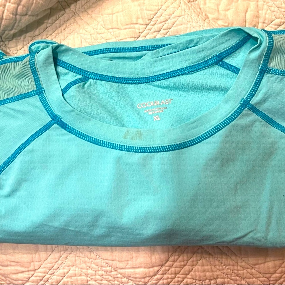 Coolblast Women's Aqua Equestrian Riding Shirt